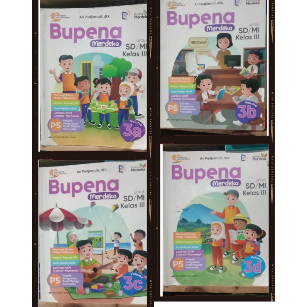 Bupena ( Bekas)SD Mi kls 3A 3B.3C..3D Kurikulum Merdeka