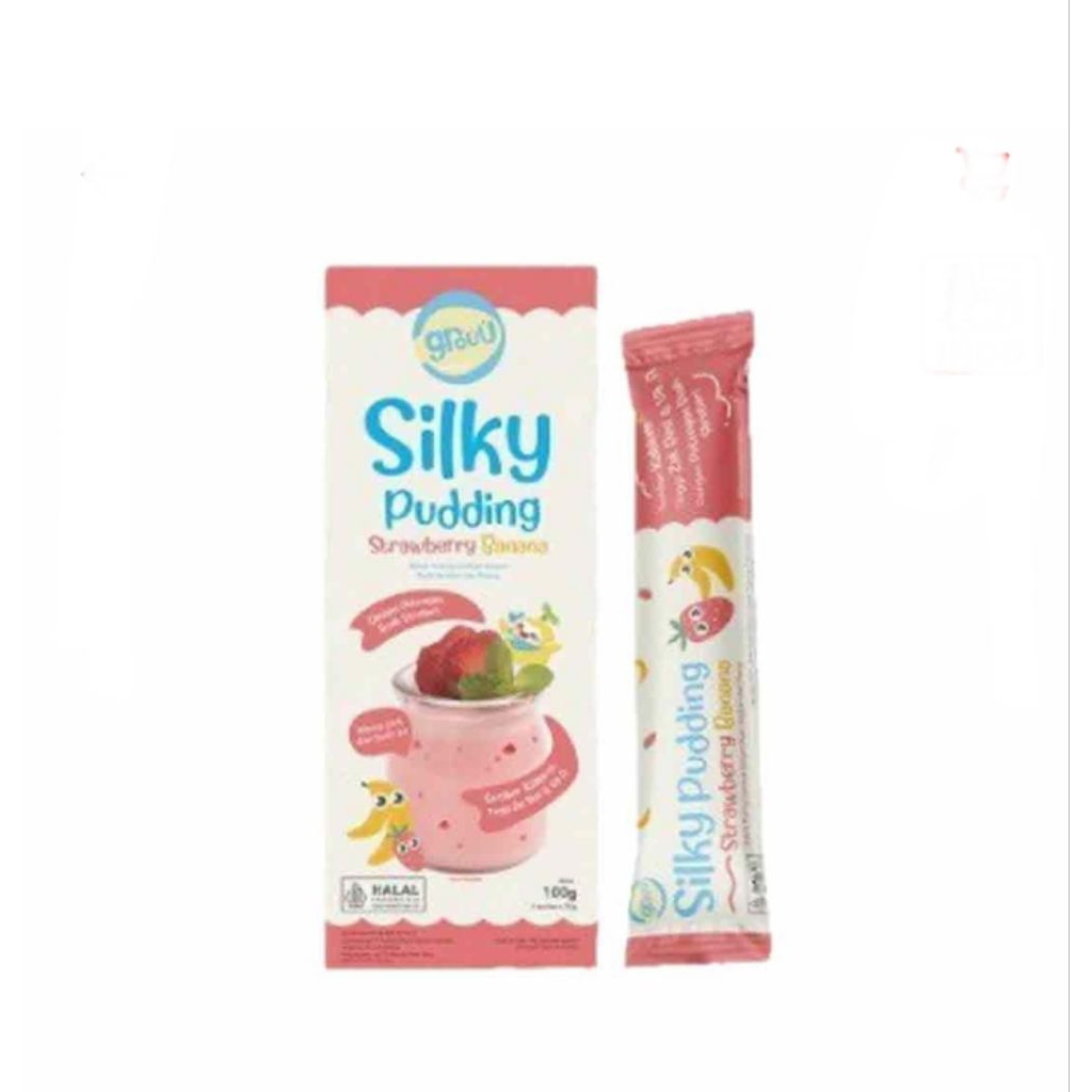 

grouu silky pudding strawberry banana 100 gr