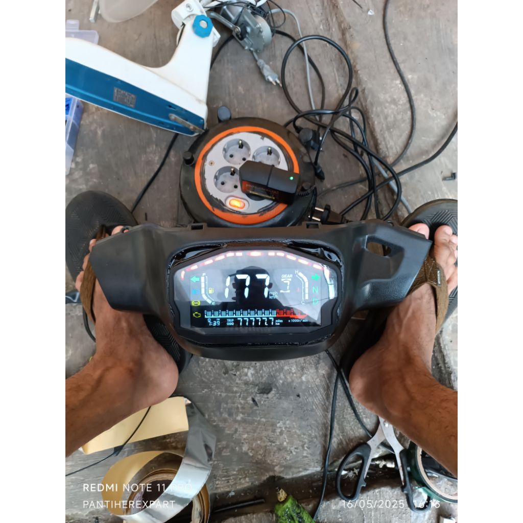 Speedometer Digital Satria Hiu