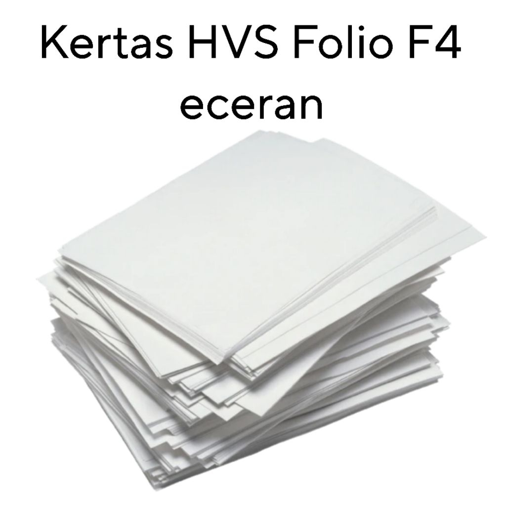 

Kertas HVS Folio F4 eceran 50 lembar kertas HVS satuan