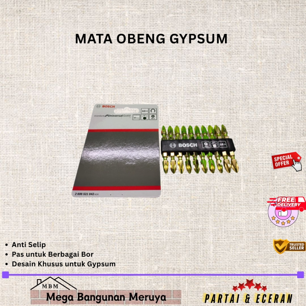 CHY Gem - Mata Obeng Bosch / Mata Obeng Bosch