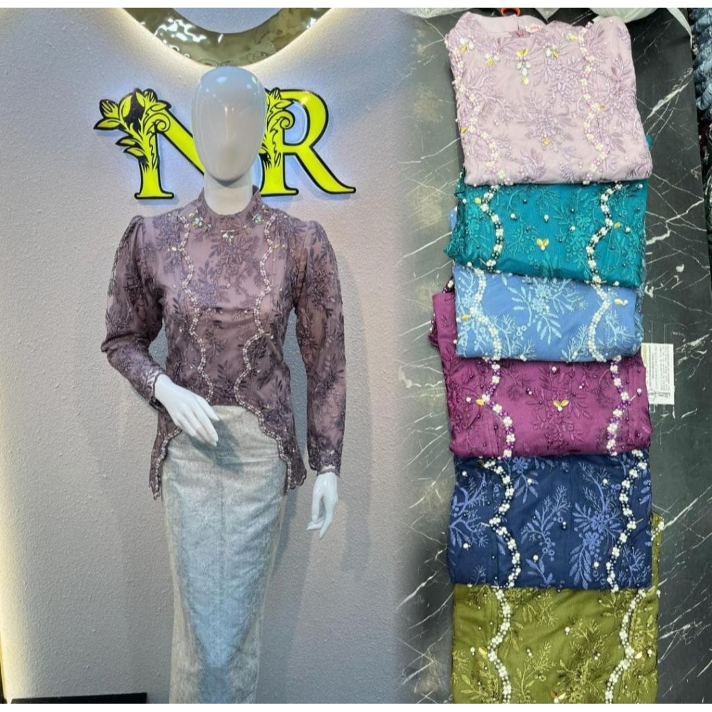 Atasan kebaya Lidya Payet Miska/atasan kebaya modern/kebaya pengantin dll