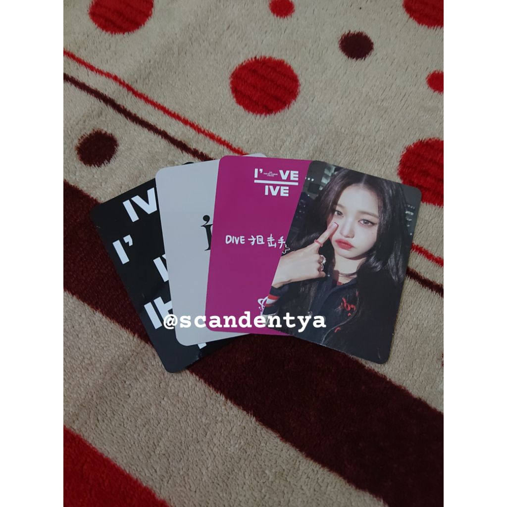 [READ DESCRIPTION] photocard Jang Wony Wonyoung IVE Benefit SSQ StarshipSquare I'VE IAM