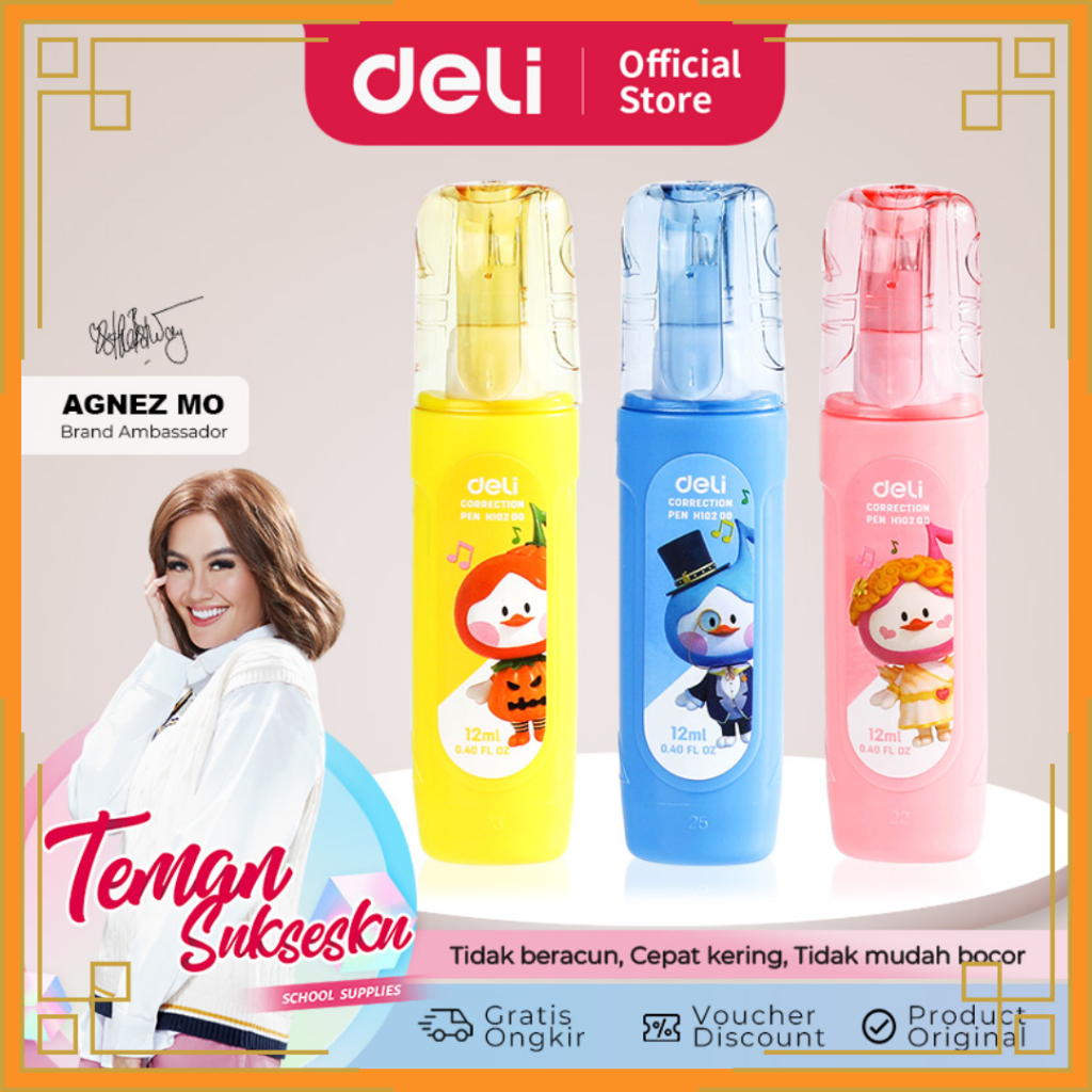 

DELI Correction fluid/tip ex cair H10200