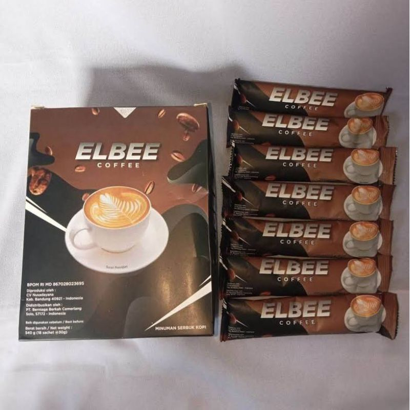 

Elbee coffee 1 box isi 10 sachet Asli Original