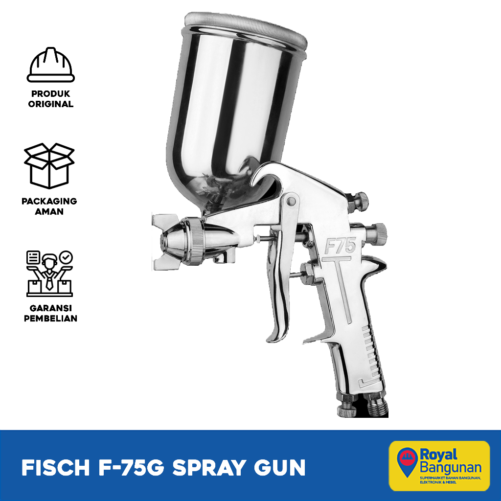 Fisch F-75G Penyemprot Cat, Dinding Spray Gun