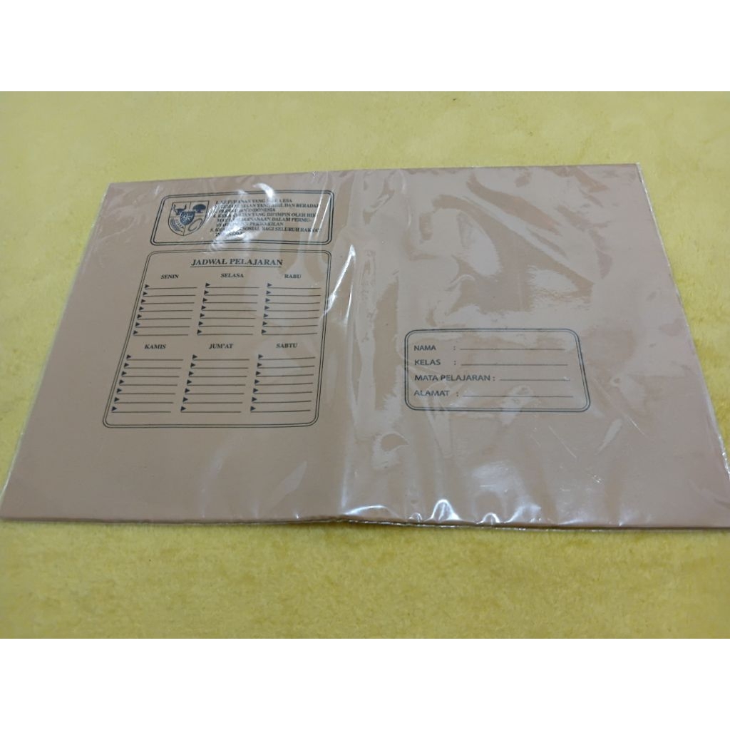 

Sampul coklat mata pelajaran buku kecil 1 Pack ( isi 20 pcs )