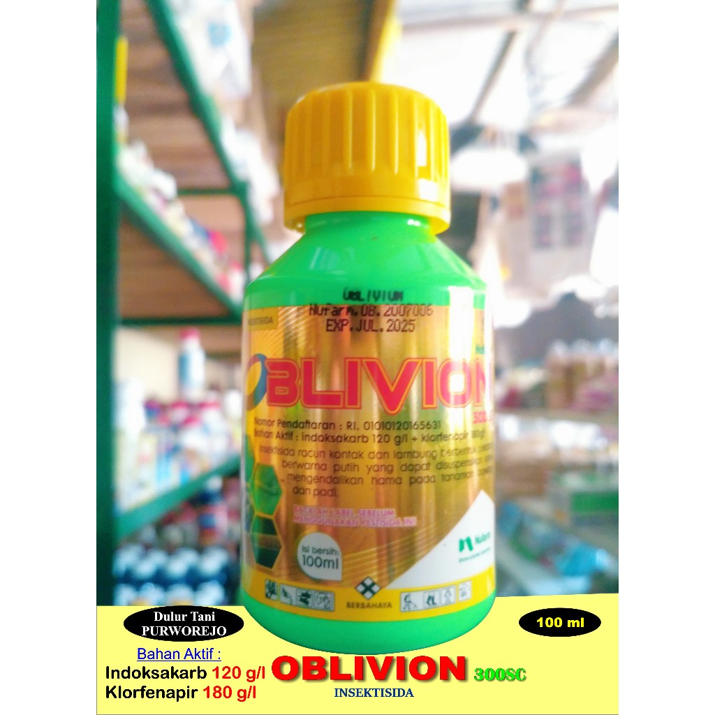 Insektisida OBLIVION 100 ml Indosakarb + Klorfenapir 300SC