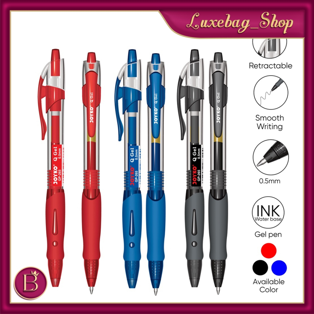 

LB Q3 Gel Pen Pulpen GP-265NT (Needle Tip) Ballpoint Berkualitas S059