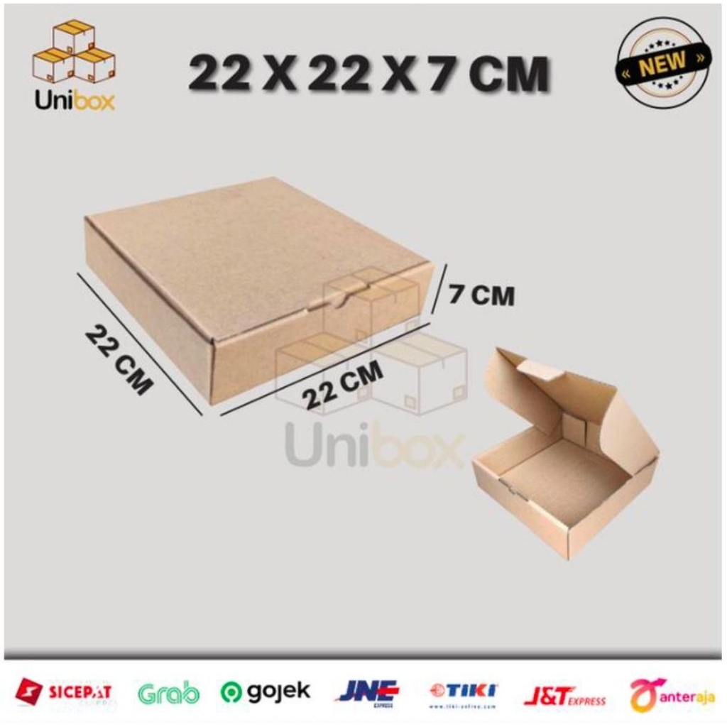 

Kardus Die Cut | 22x22x7 cm | Box Die Cut