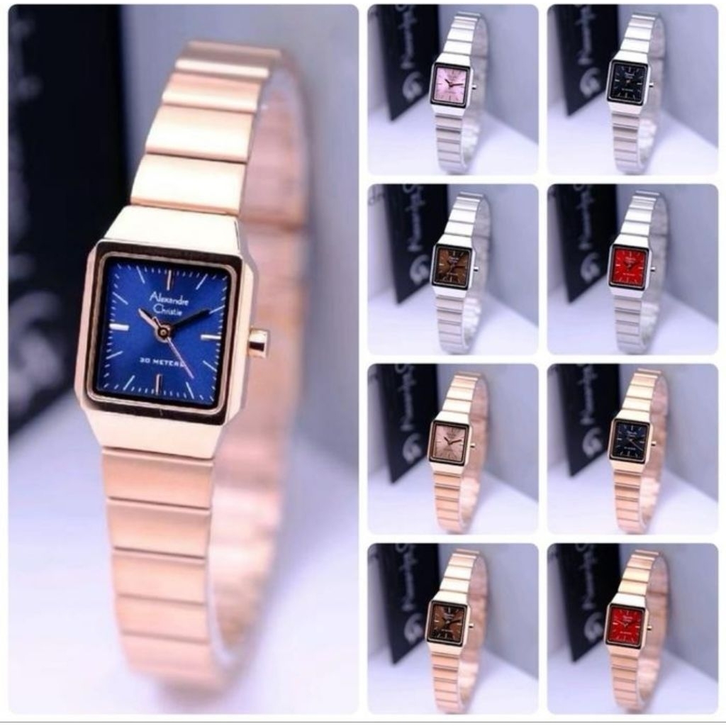 JAM TANGAN ALEXANDRE CHRISTIE WANITA AC2B81RANTAI | AC 2B81 MINI TERBARU ORIGINAL