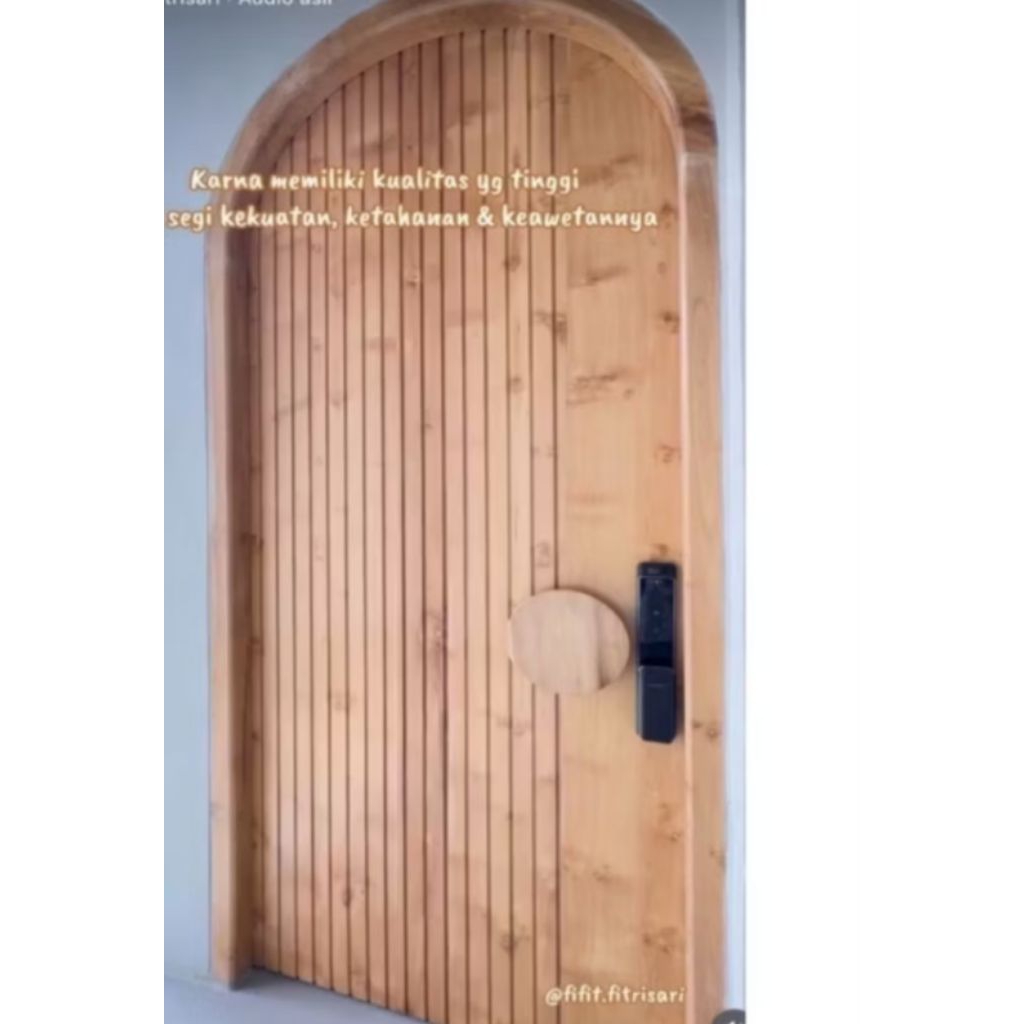 pintu lengkung jati reques