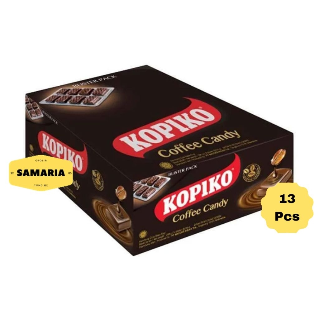 

1 Pak Permen Kopi Kopiko Blister Pack 17,5 Gram (Isi 13 Bungkus)
