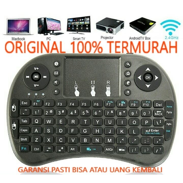 Mini Keyboard Wireless Untuk Smart Tv Android Tv STB TERMURAH