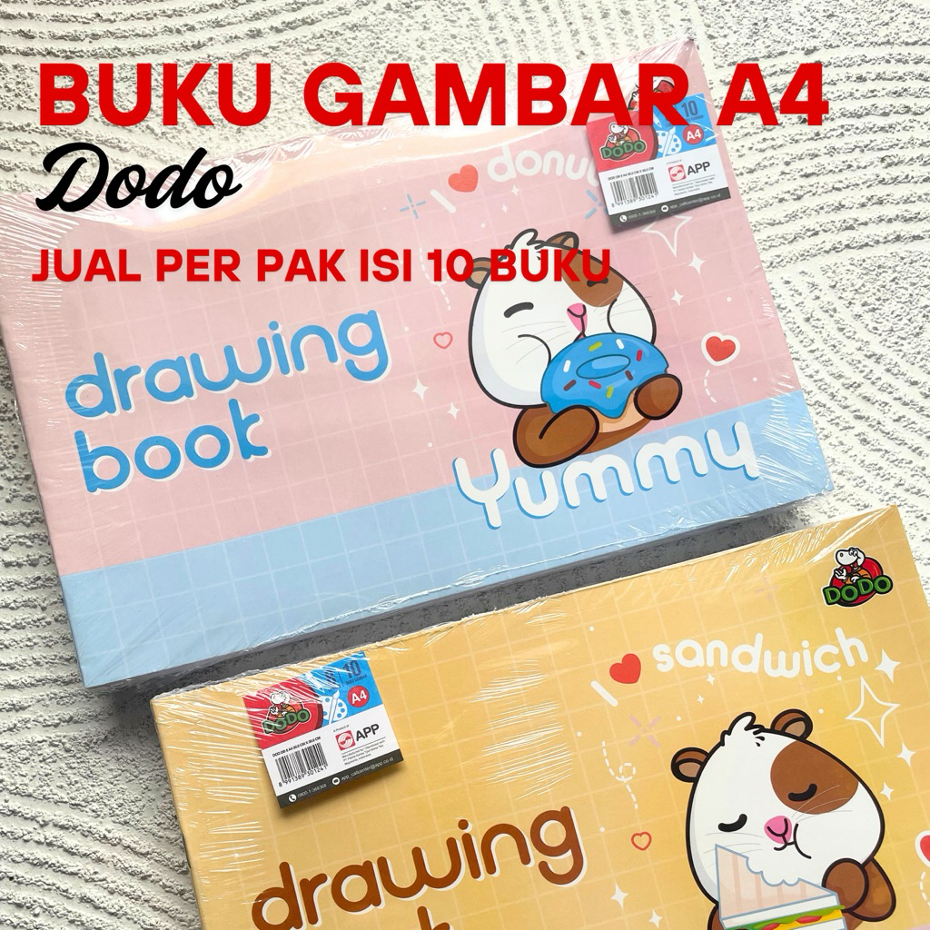 

(pak) buku gambar a4 dodo - drawing book