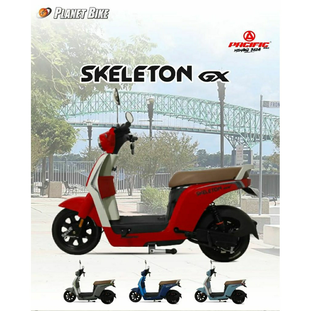 SEPEDA LISTRIK PACIFIC SKELETON GX