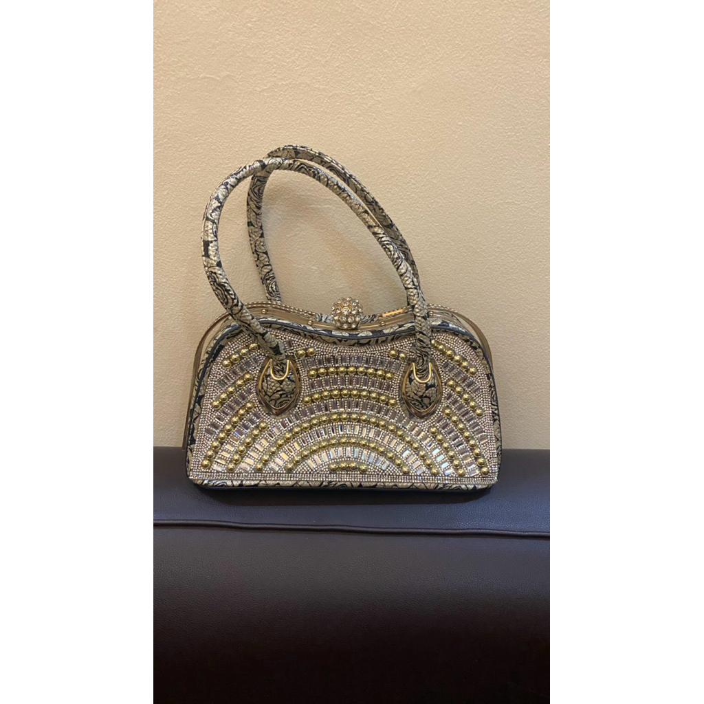 Preloved [No-Label] Tas Wanita - Tas Pesta Mewah - Handbag - Tas Kondangan - Clutch