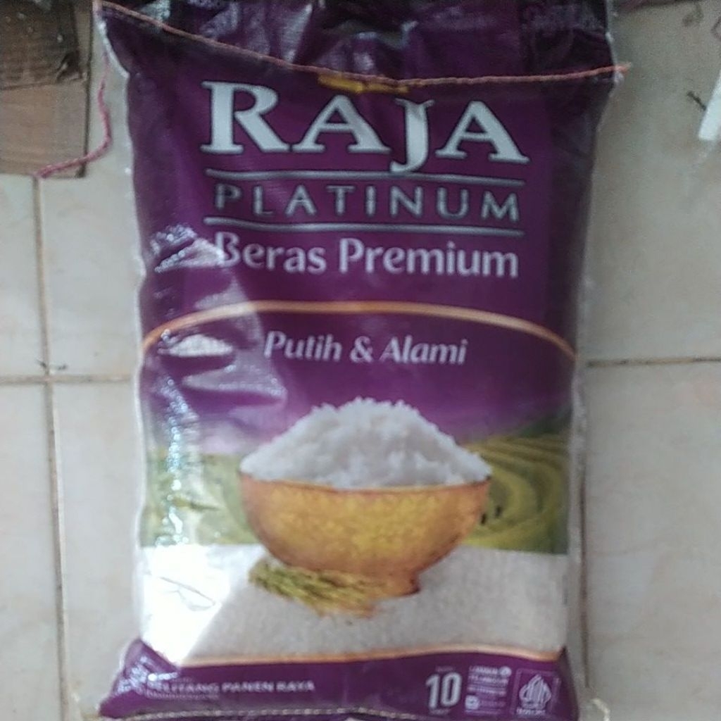 

Beras Premium Raja Platinum 10kg, Beras Enak, Beras Putih