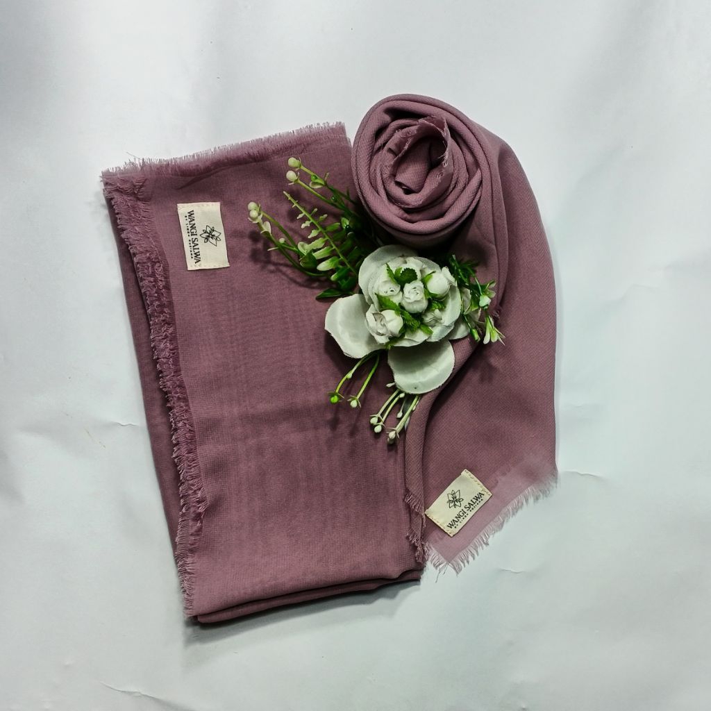 Hijab Segi Empat Polycotton (Warna Rich Lilac)