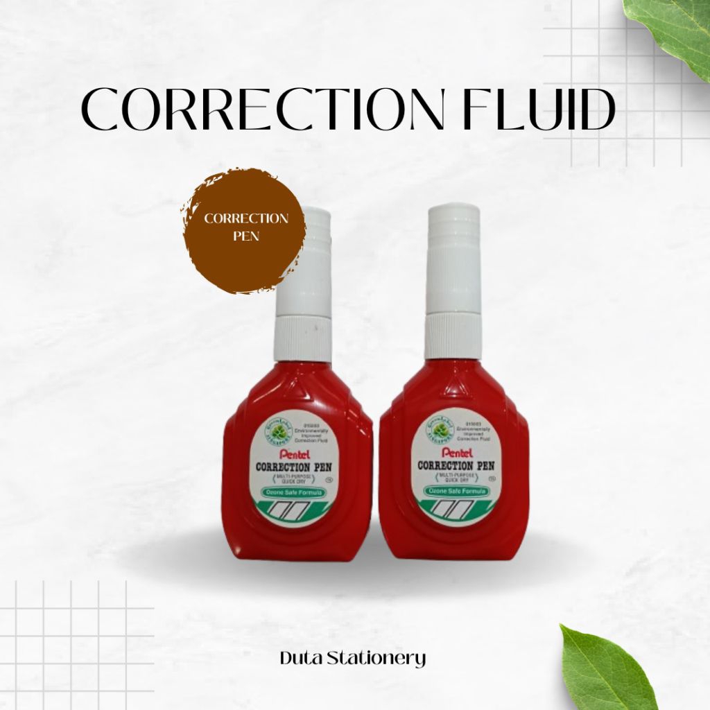 

1 PCS CORRECTION FLUID/CAIRAN PENGHAPUS | TIPEX PENTEL ZLC1-W