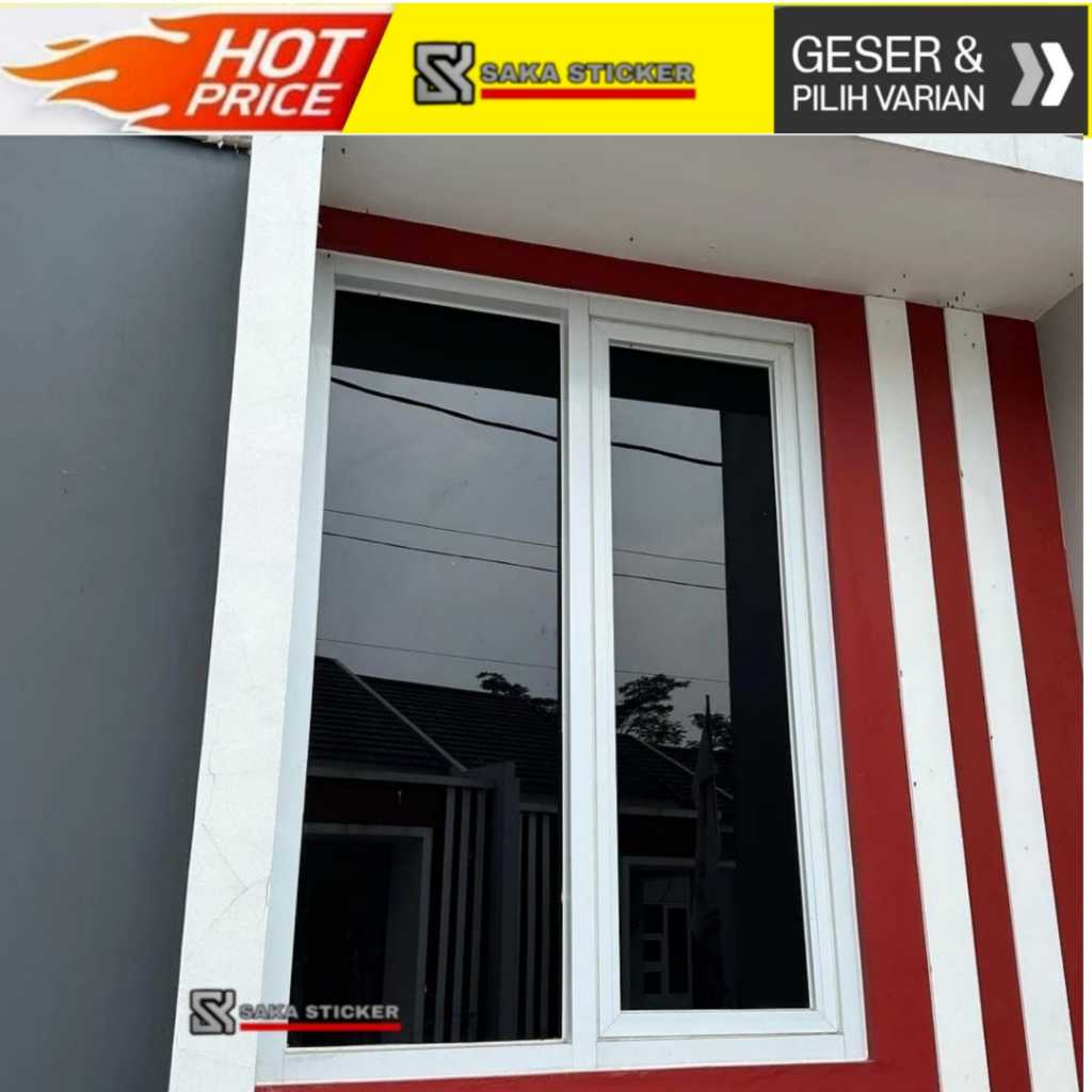 Stiker Kaca Jendela Rumah Minimalis