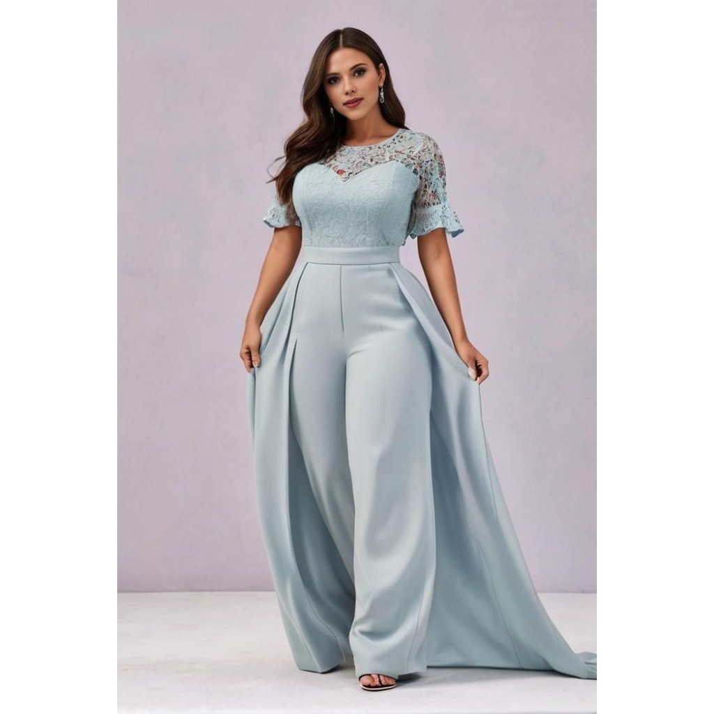Chiobushop - Jacinta Jumpsuit Party Bridesmaid Kondangan Pesta Wanita Casual