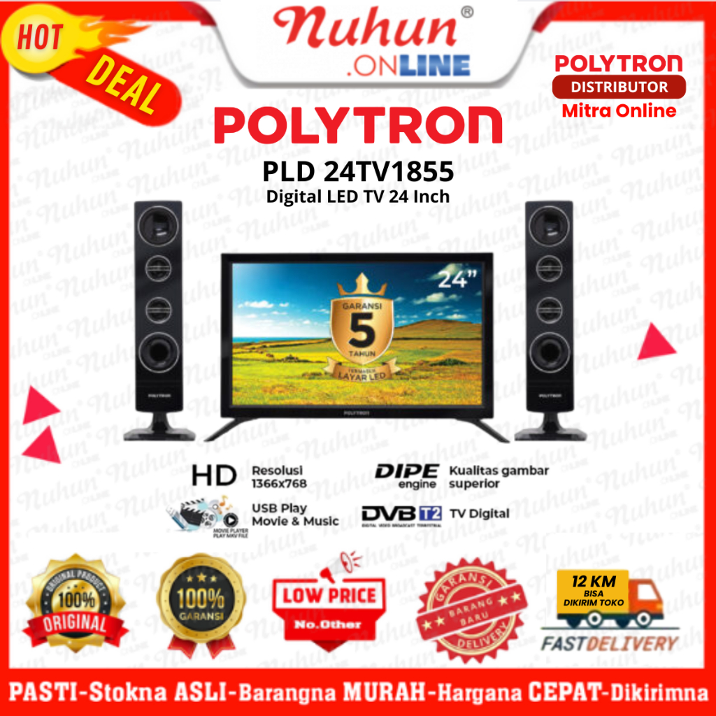 Polytron Digital TV 24 Inch PLD 24TV1855