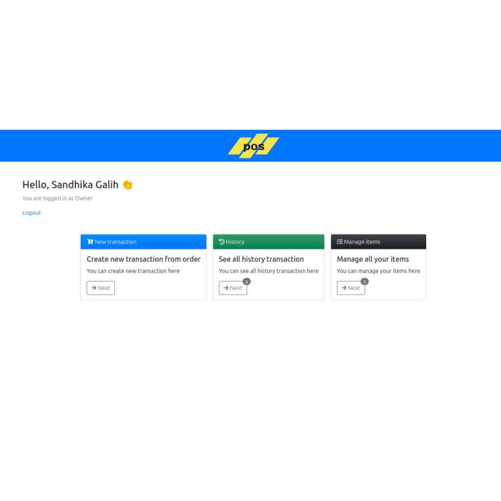 cd source code aplikasi kasir / pos (point of sales) toko kelontong, mini market berbasis web dibuat