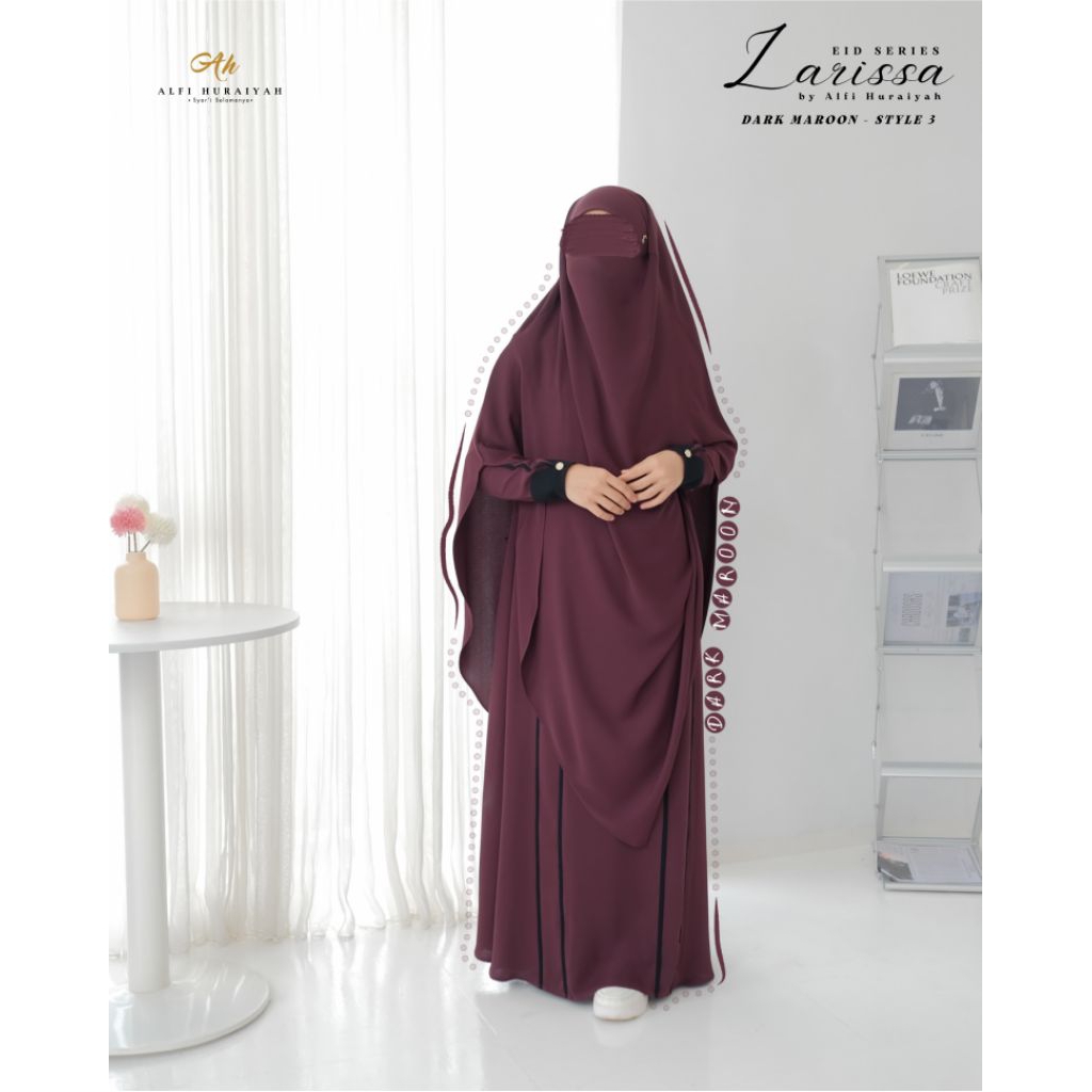 Larissa Dark Maroon M Style 3 Fk Std by Alfi Huraiyah