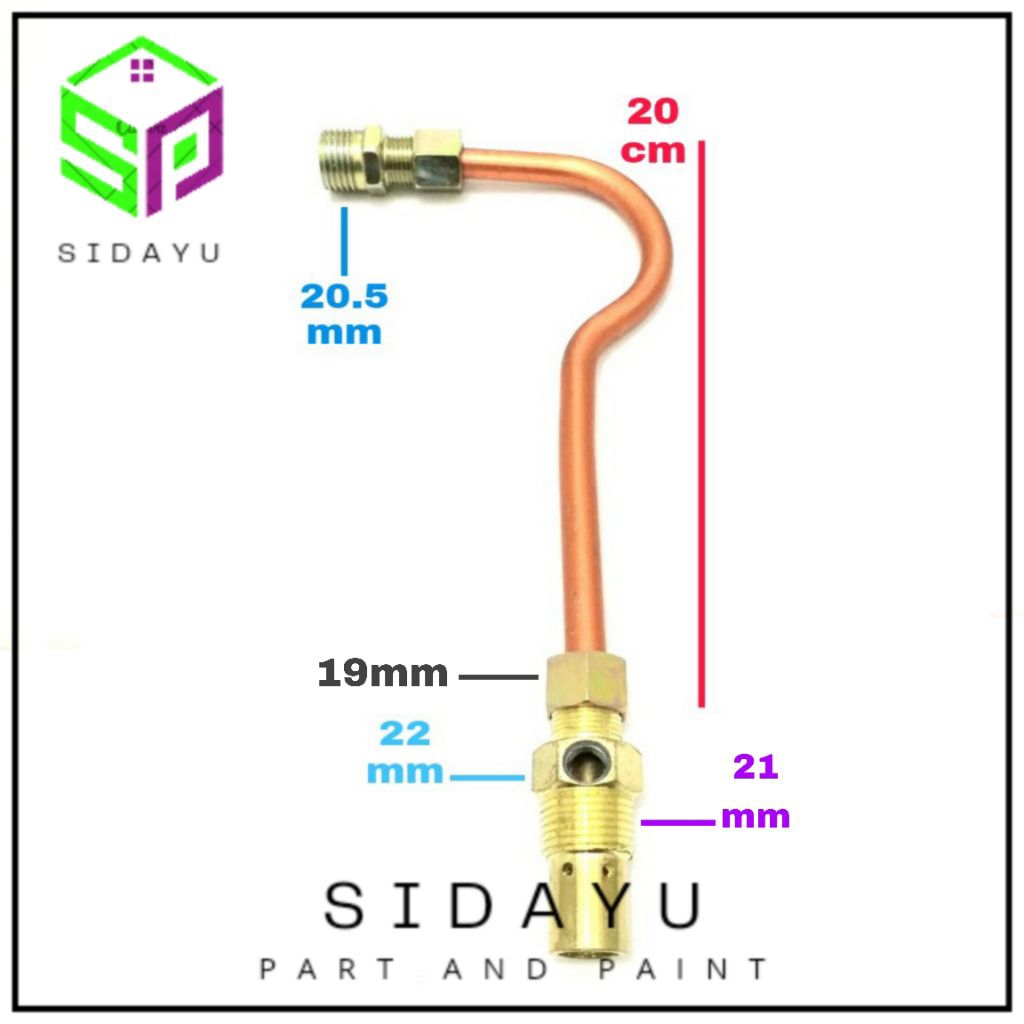 Check Valve Pipa Angin Kompresor SDP 1/4HP Set