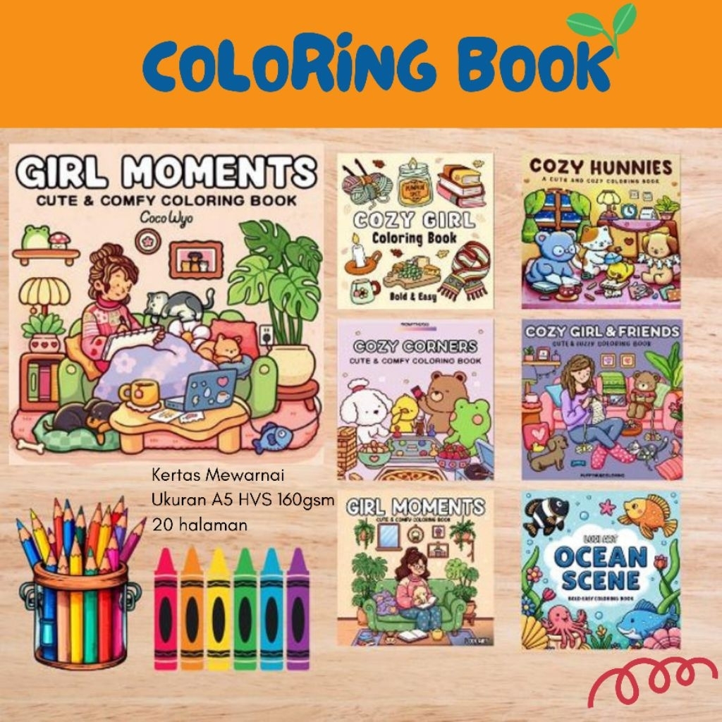 

20 Hal Lembar Kertas Mewarnai Coco Wyo Soutern Lotus Bogiki dll