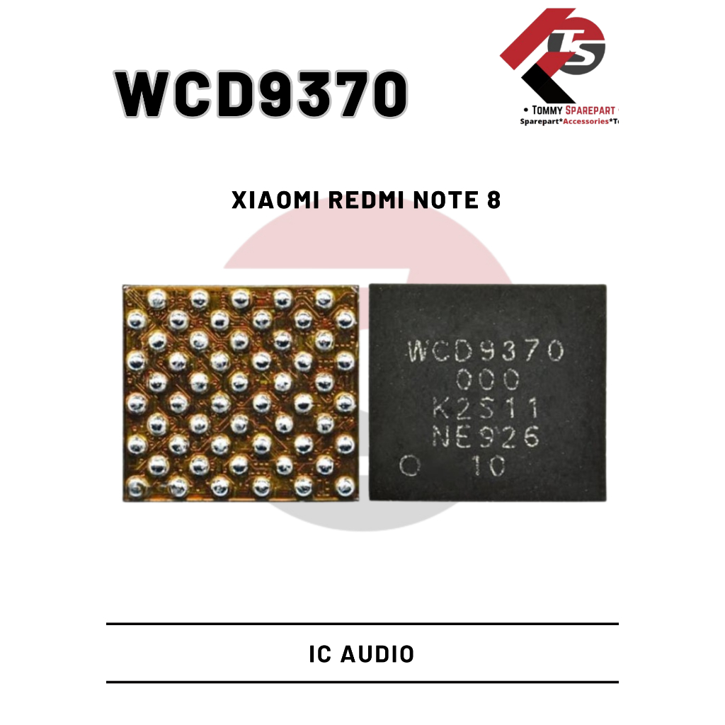 Ic Audio Xiaomi Redmi Note 8 / Wcd9370 Original