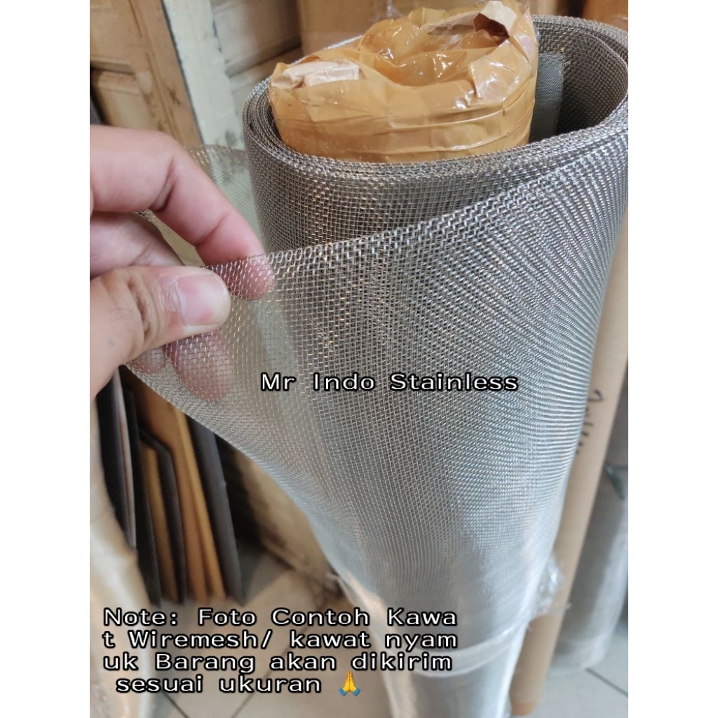 Kawat Mesh 6 Stainless SS304 - Wiremesh - Kawat Loket - Kawat ayakan Stainless