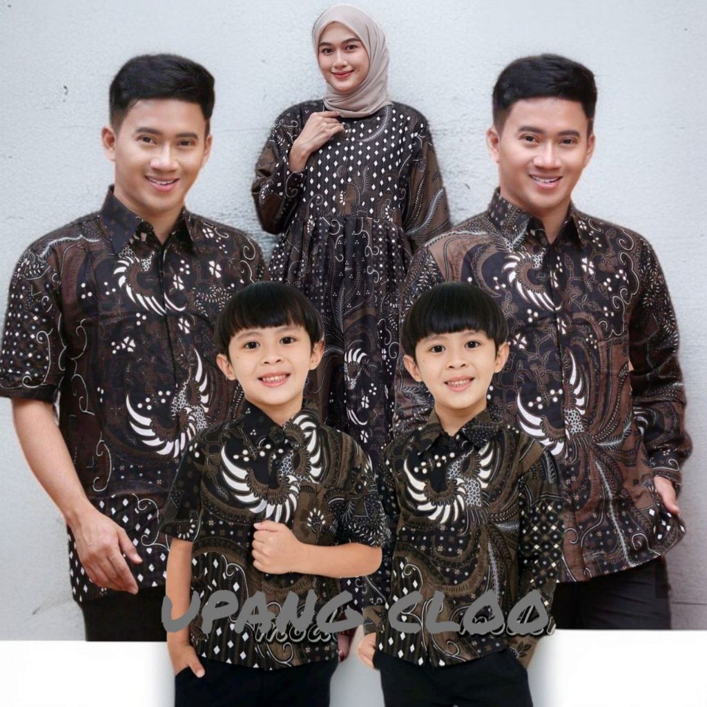 BAJU BATIK COUPLE KELUARGA AYAH IBU DAN ANAK LAKI-LAKI PASANGAN SUAMI ISTRI SERAGAM PESTA KONDANGAN