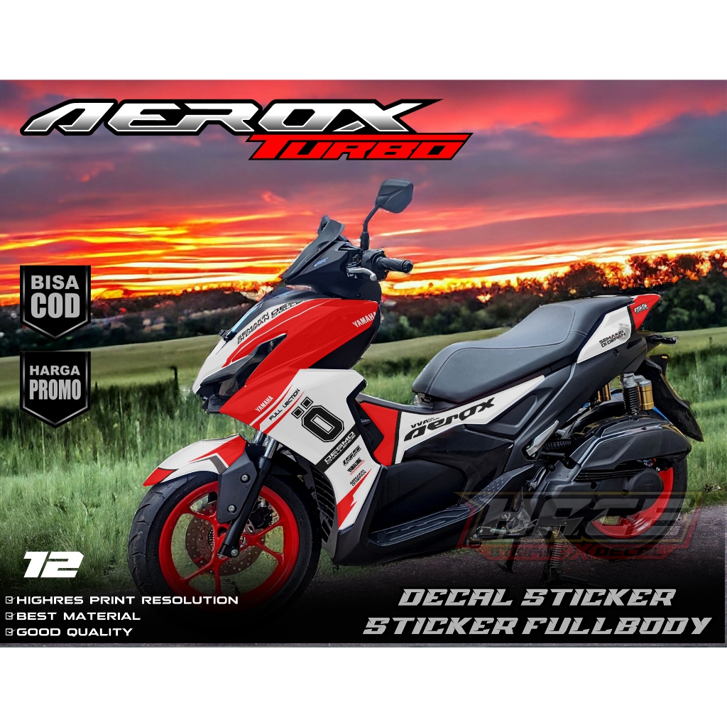 883 DECAL FULL BODY YAMAHA AEROX ALPHA - DECAL STICKER YAMAHA AEROX ALPHA 2025 OHLIN