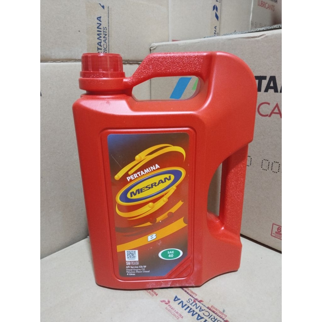 OLI MESRAN B (4LITER) PELUMAS OLI MESIN MOBIL
