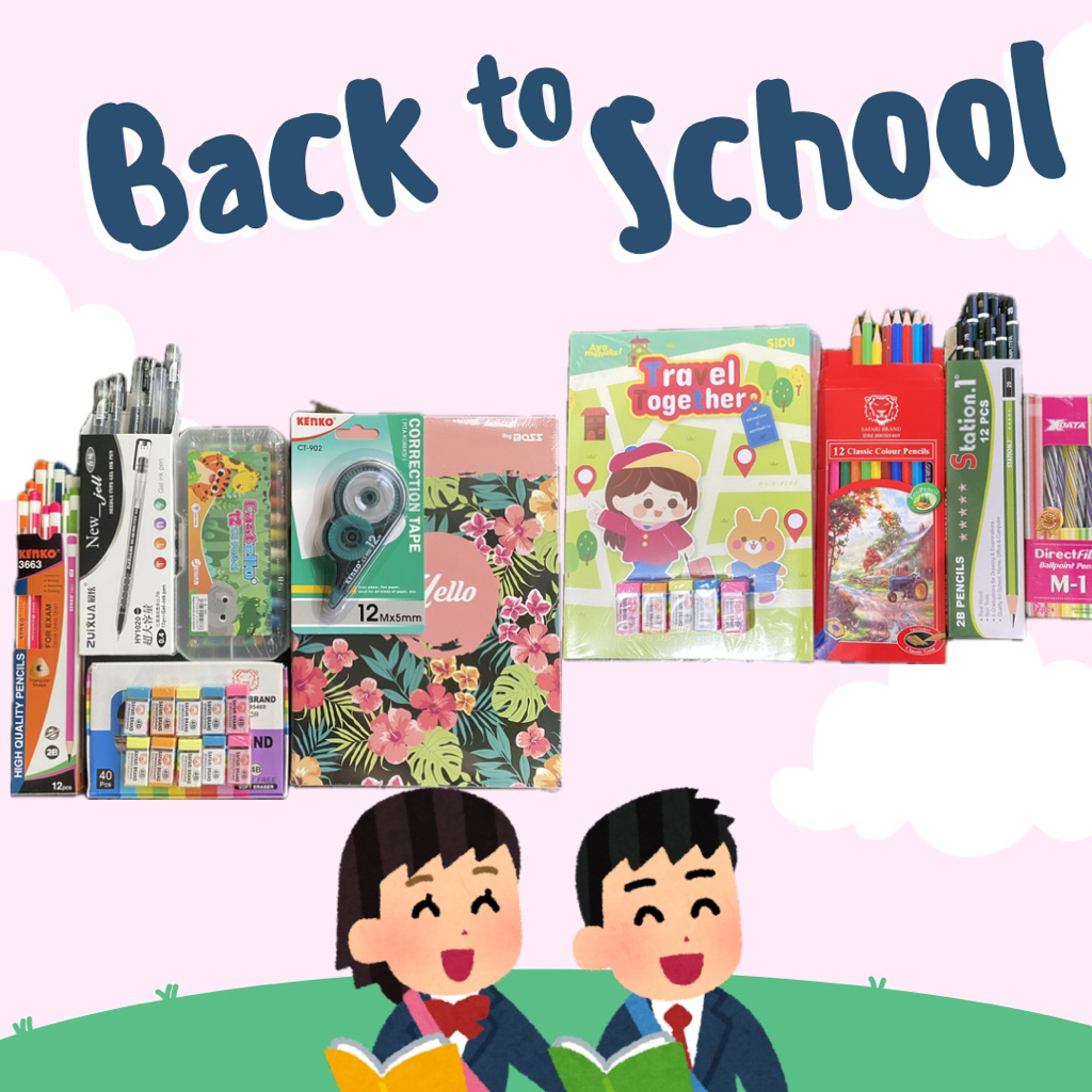 

Paket Alat Tulis Lengkap Back to School Murah