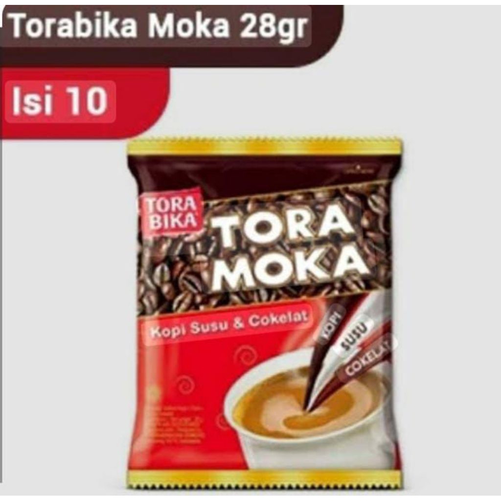 

TORABIKA MOKA 1 RENCENG ISI 10 SACHET 28GR