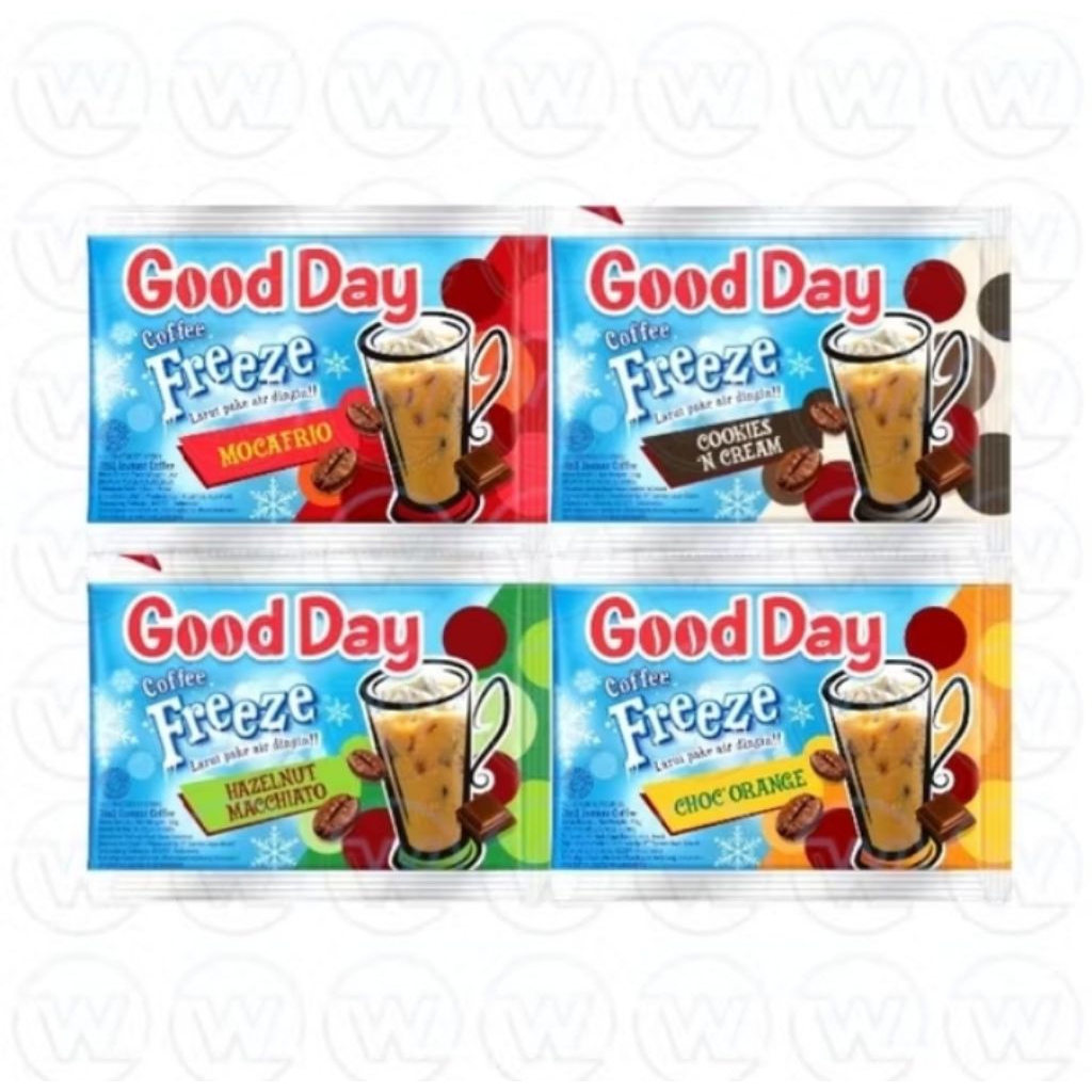 

Good Day Freeze All Varian 1 renceng isi 10 sachet 30g