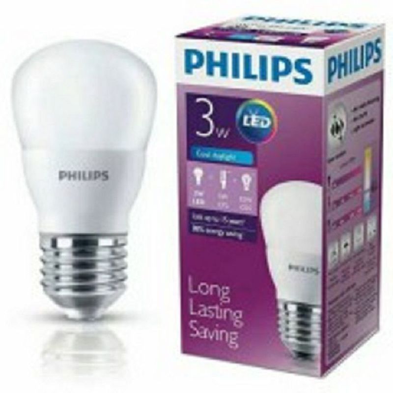 Lampu Philips led 3 watt / Led philips 3watt / philips led 3w
