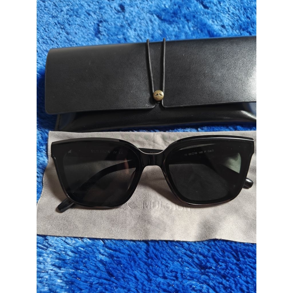 Kacamata Molsion Original Authentic Unisex Like New lengkap Polarized