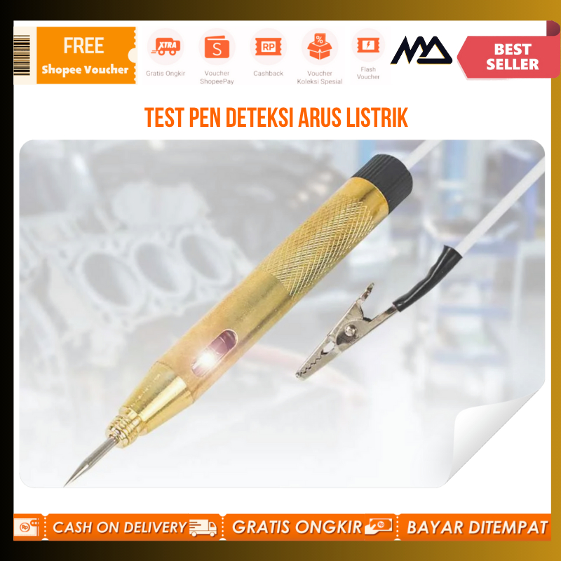 Test Pen Deteksi Arus Listrik Car Voltage Tester / Test pen deteksi arus listrik / Test pen listrik