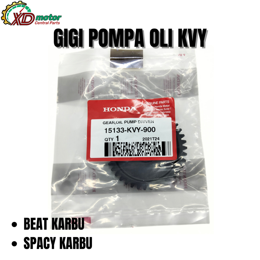 GIGI POMPA OLI KVY HONDA ORI 100% UNTUK MOTOR BEAT KARBU SPACY KARBU