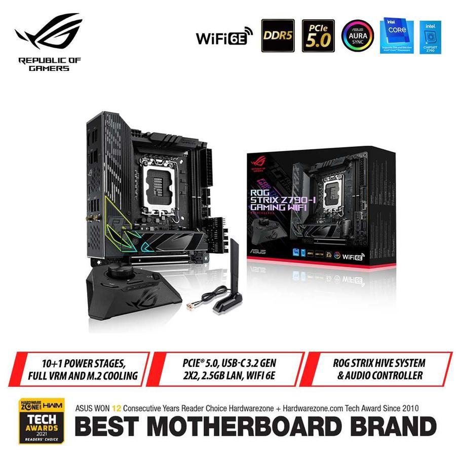 Motherboard ASUS ROG STRIX Z790-I GAMING WIFI DDR5 - Intel Motherboard LGA1700