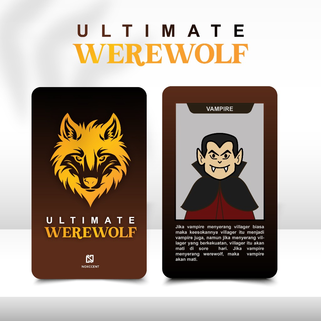 kartu werewolf ultimate - kartu permainan