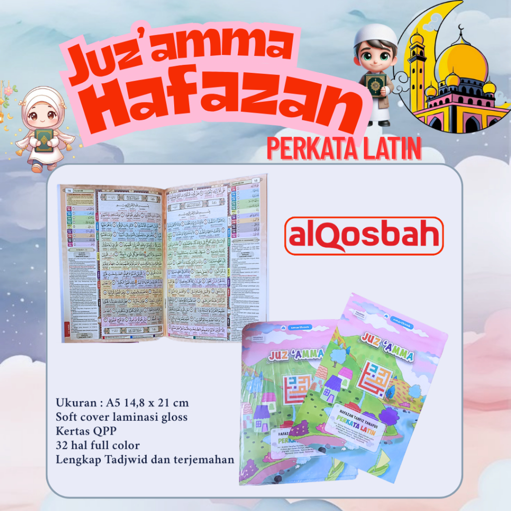 Juz Amma Hafazan Perkata Latin AlQosbah praktis