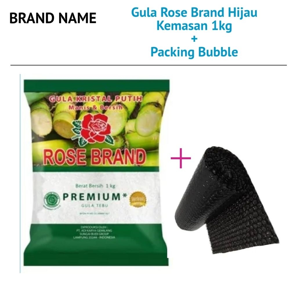 

gula rose brand hijau + kuning 1 kg
