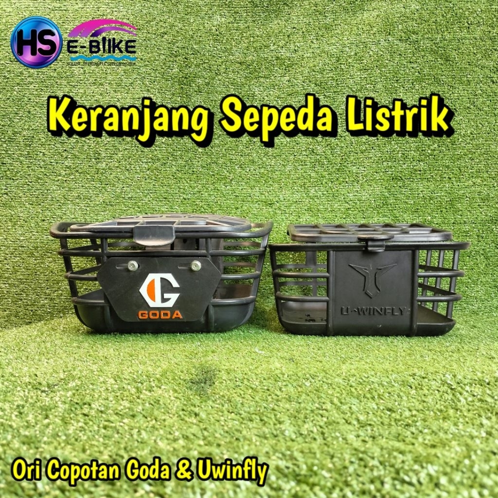 Keranjang Ori Sepeda Listrik Goda & Uwinfly