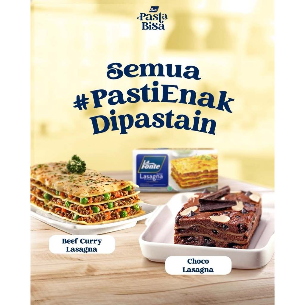 

LA FONTE Pasta Lasagna Sheet 230gr - Kheiza Frozen