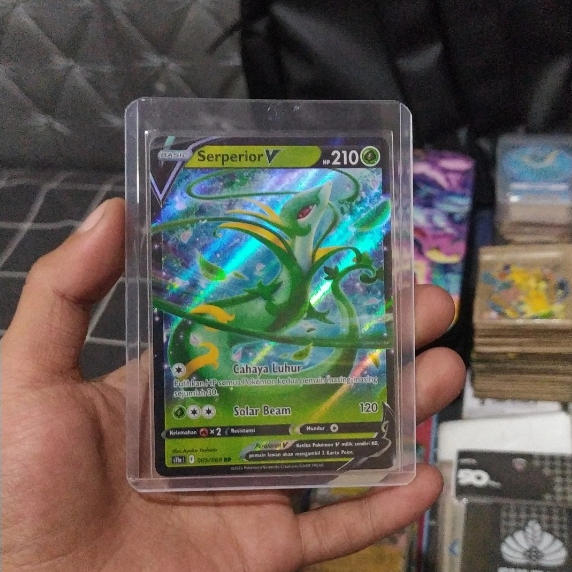 Kartu Pokemon ID Serperior V - Arkana Memuncak S11a 005/068 RR
